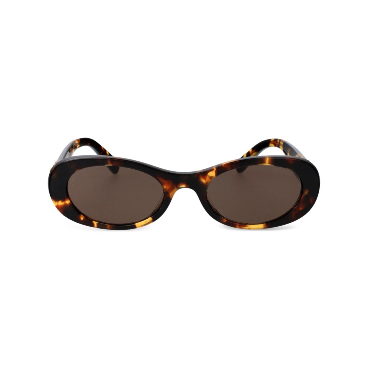 oval-frame sunglasses