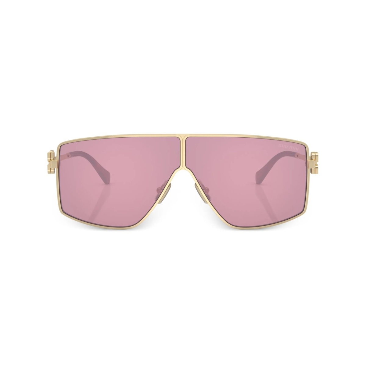 oversize-frame tinted sunglasses