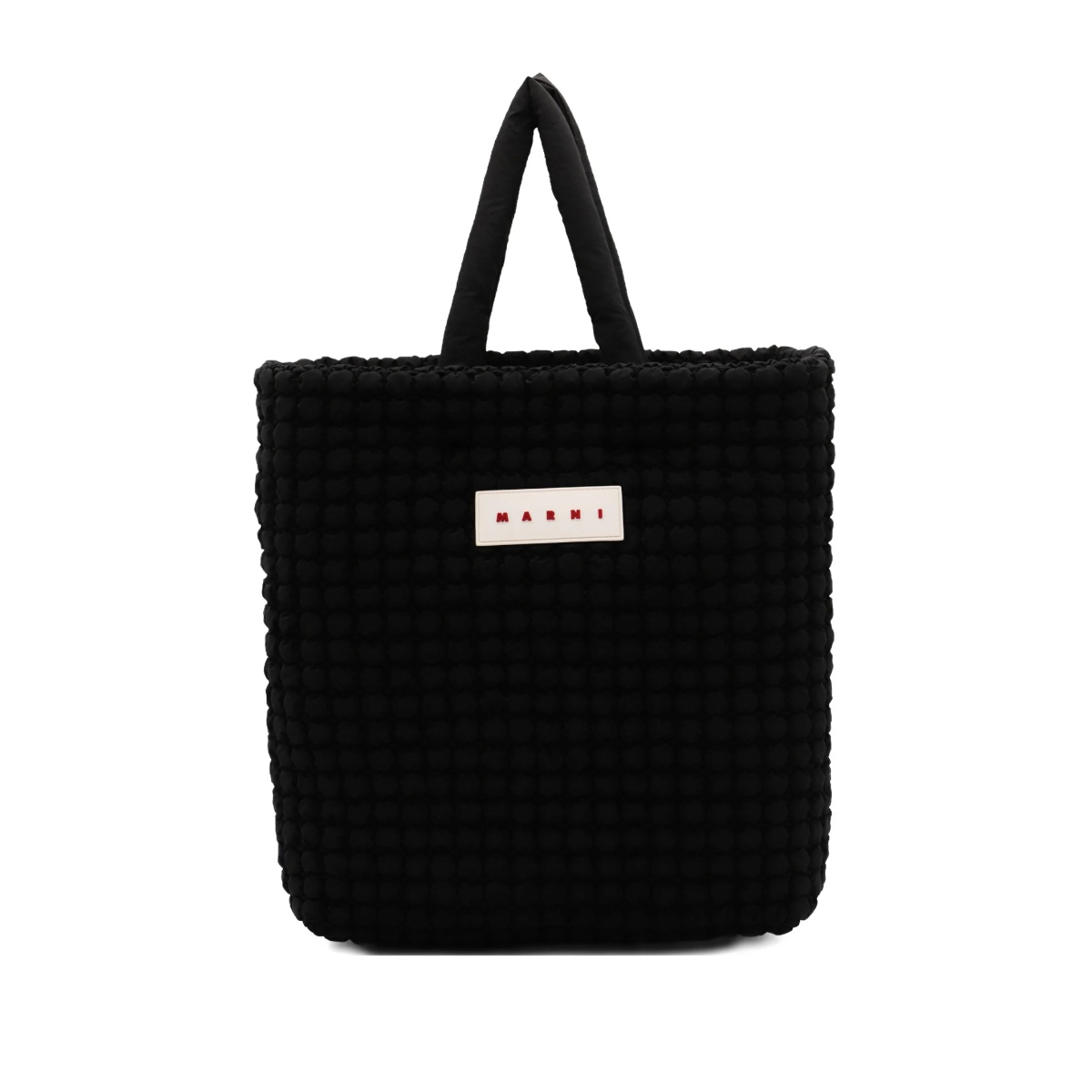 padded-bubble tote bag