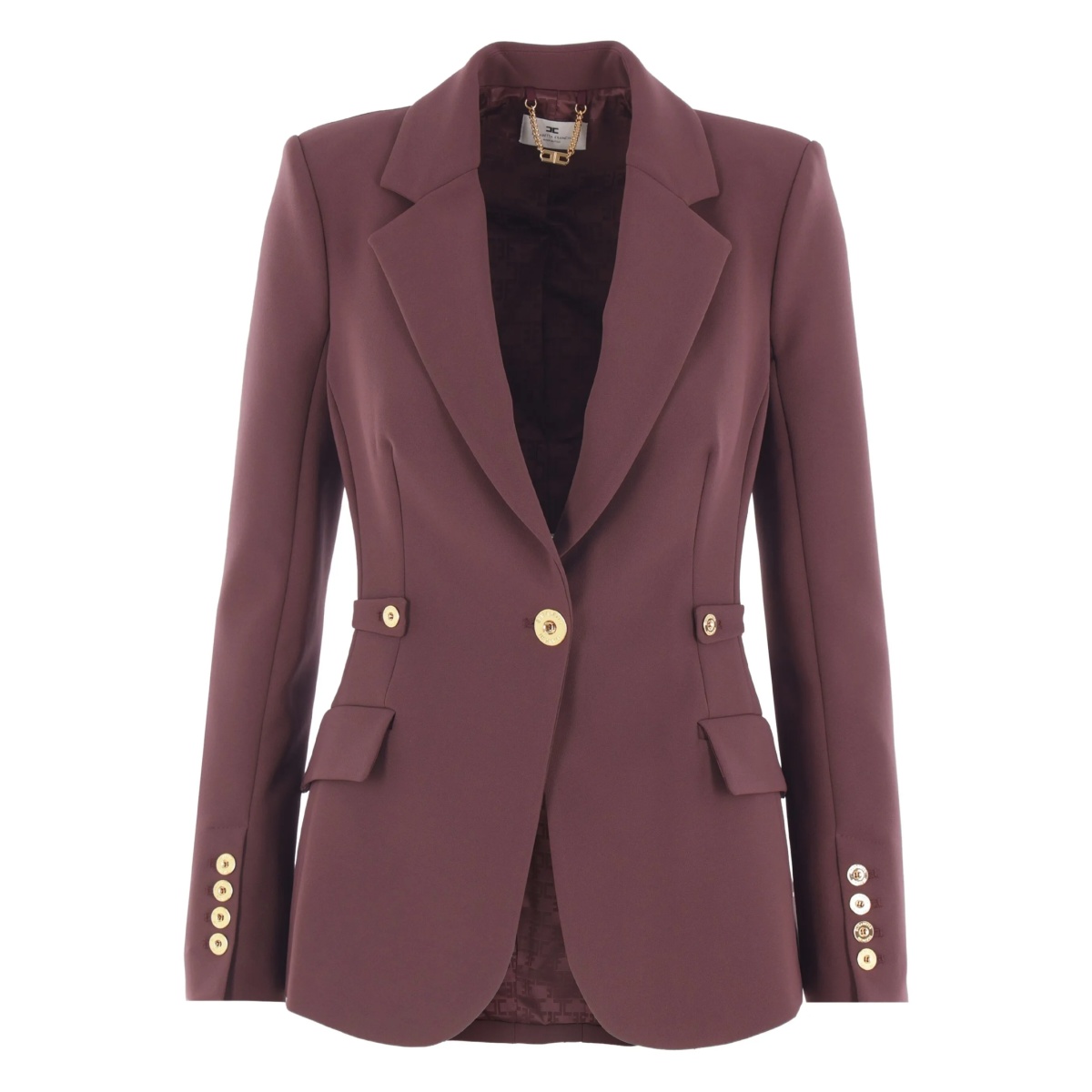 padded-shoulders blazer