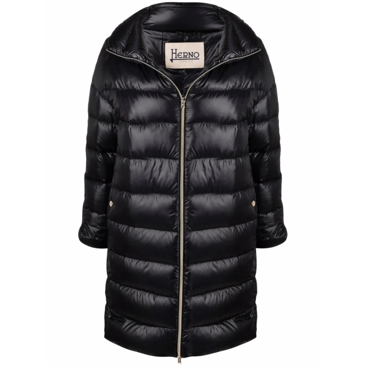 padded zip-up coat