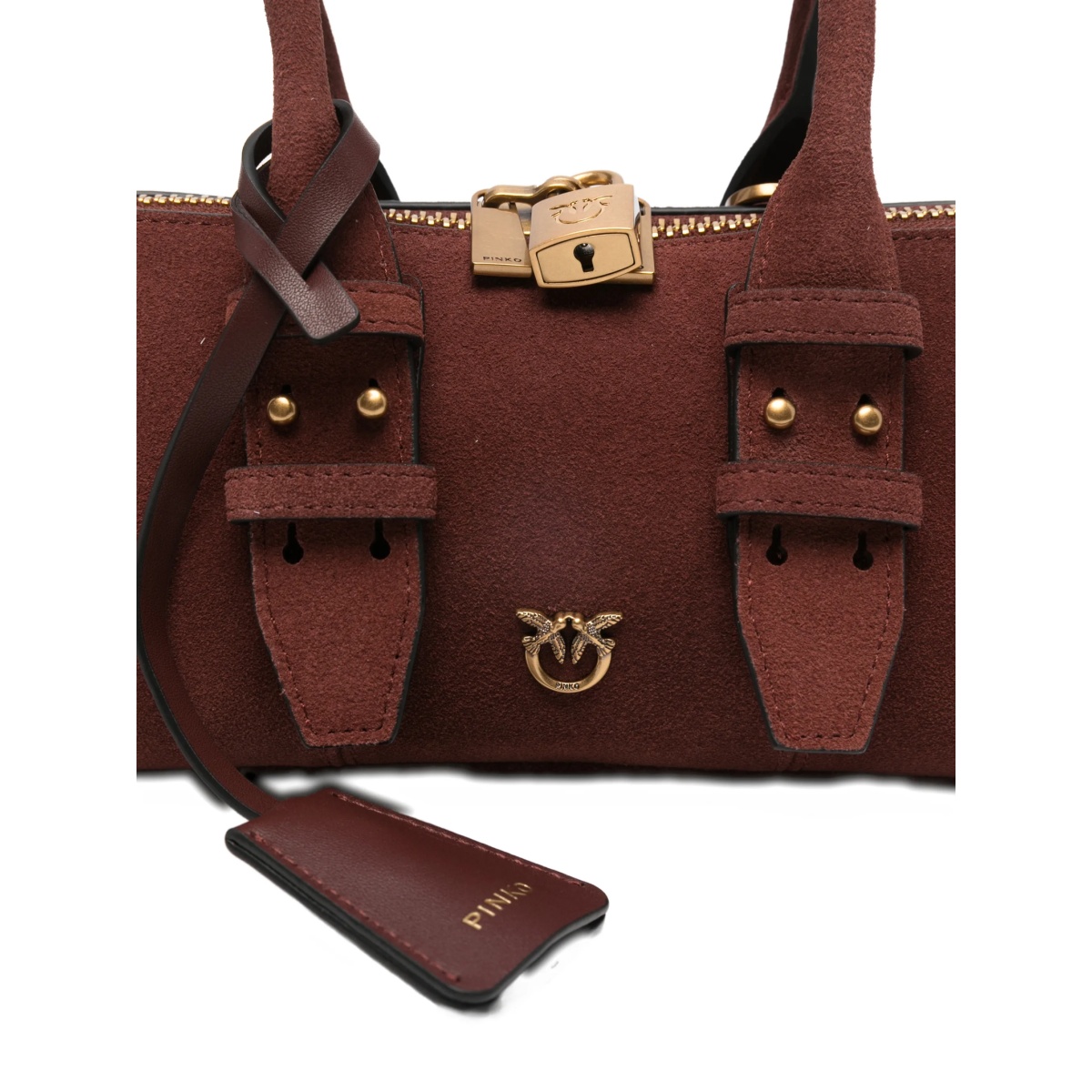 padlock top-handles tote bag - Img 4