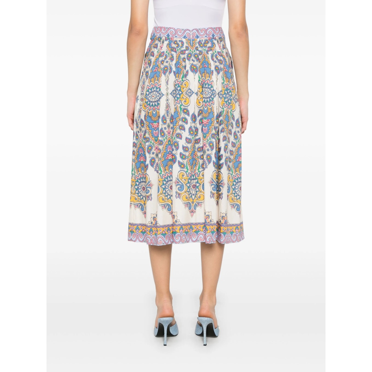 paisley midi skirt - Img 4