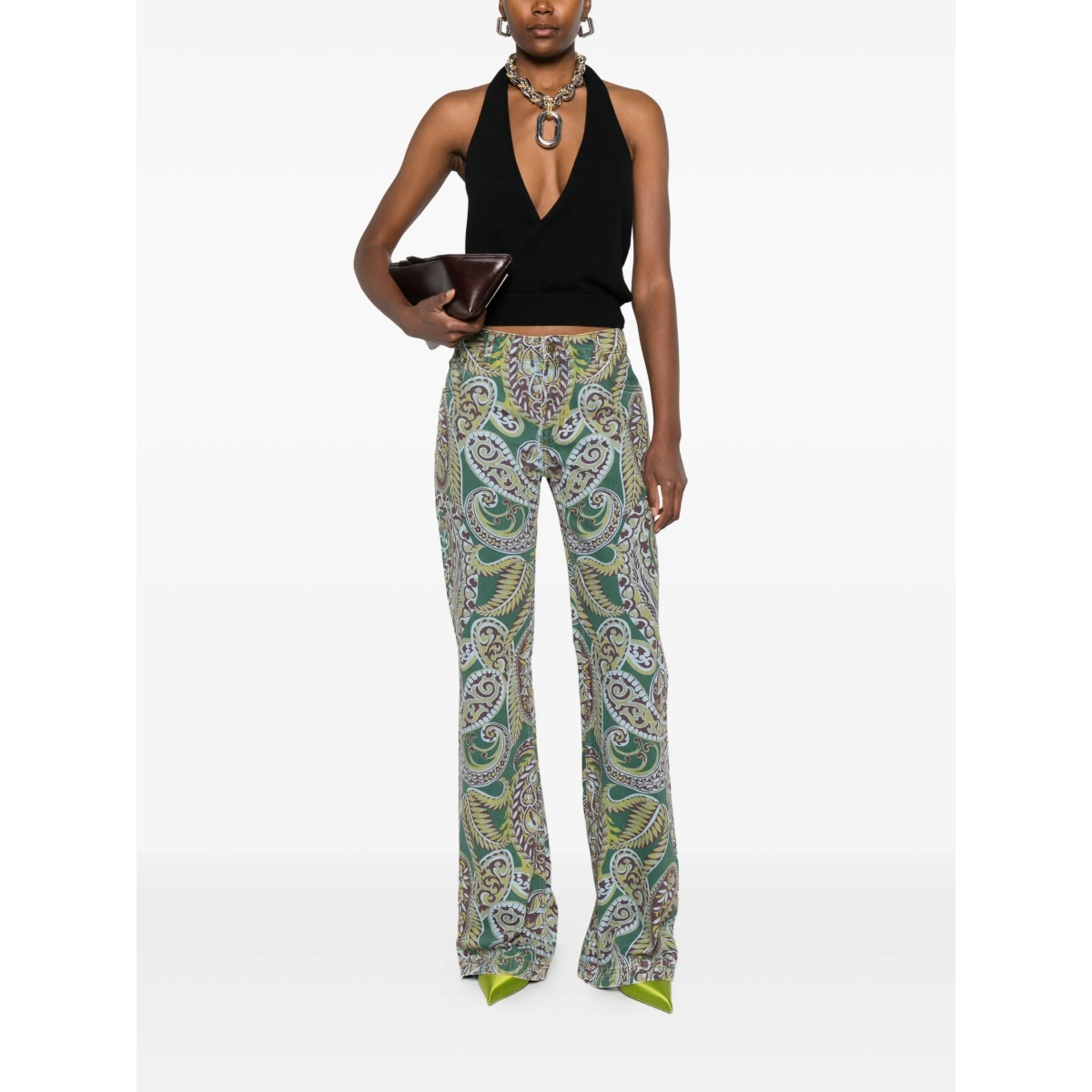 paisley-print jeans - Img 2