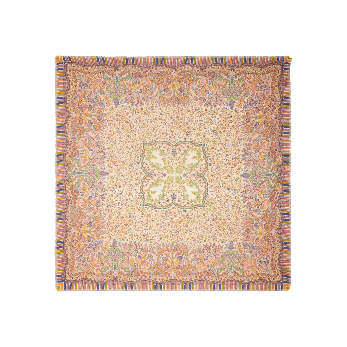 paisley-print scarf