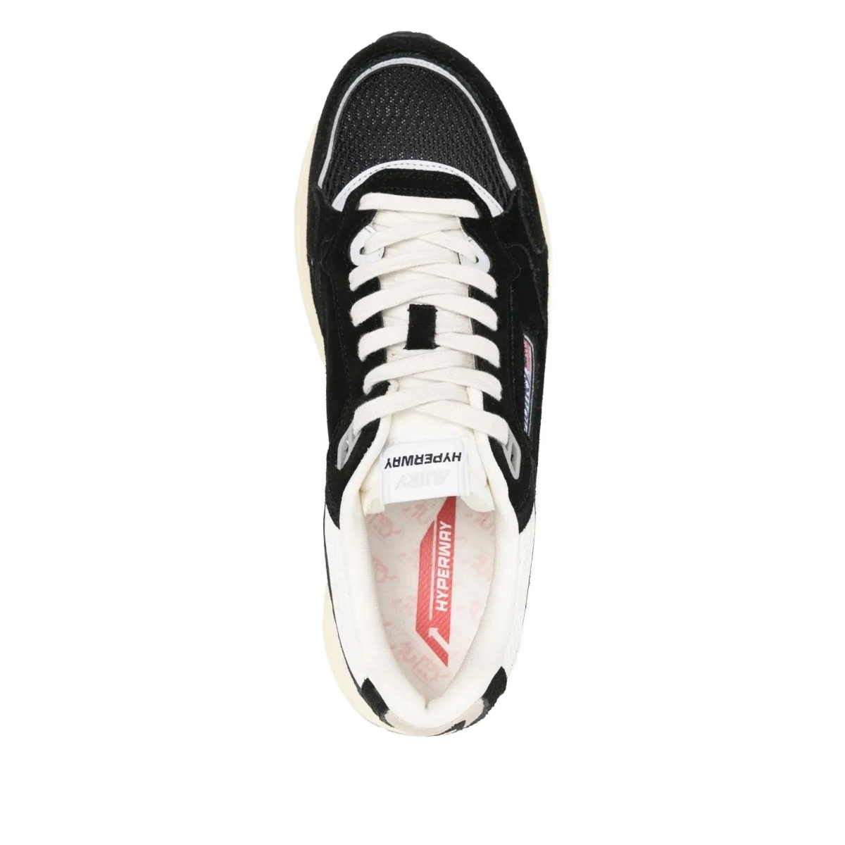 panelled lace-up sneakers - Img 3
