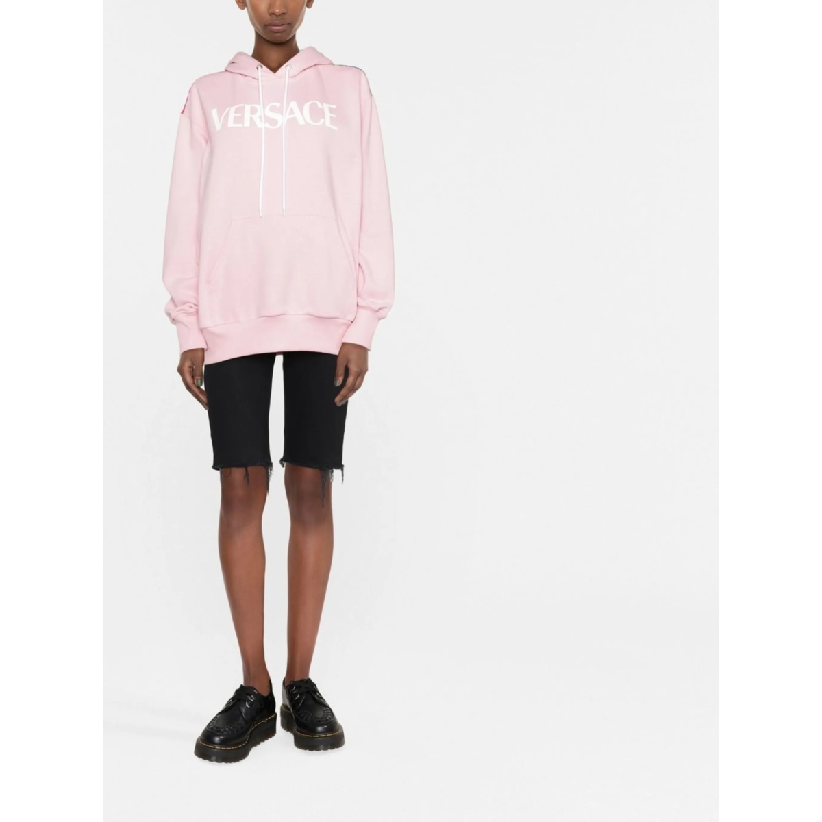 panelled print hooded sweatshirt - Img 2