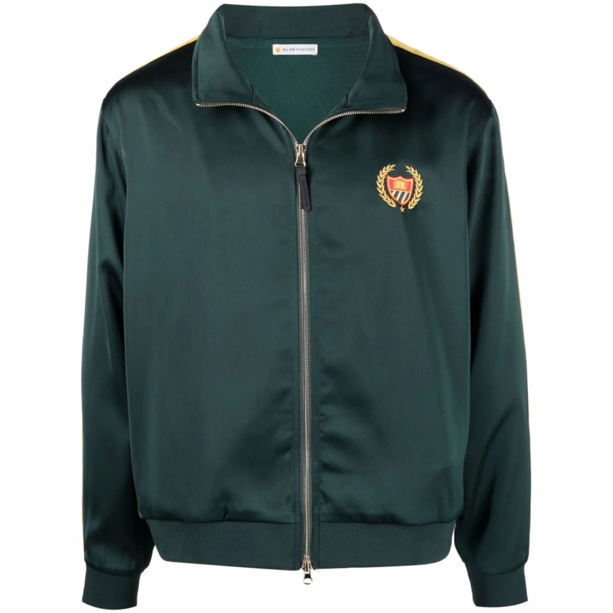 patch-detail zip-up jacket