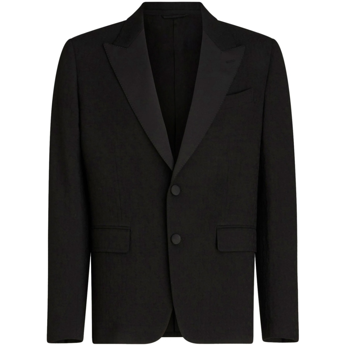 patterned-jacquard evening blazer
