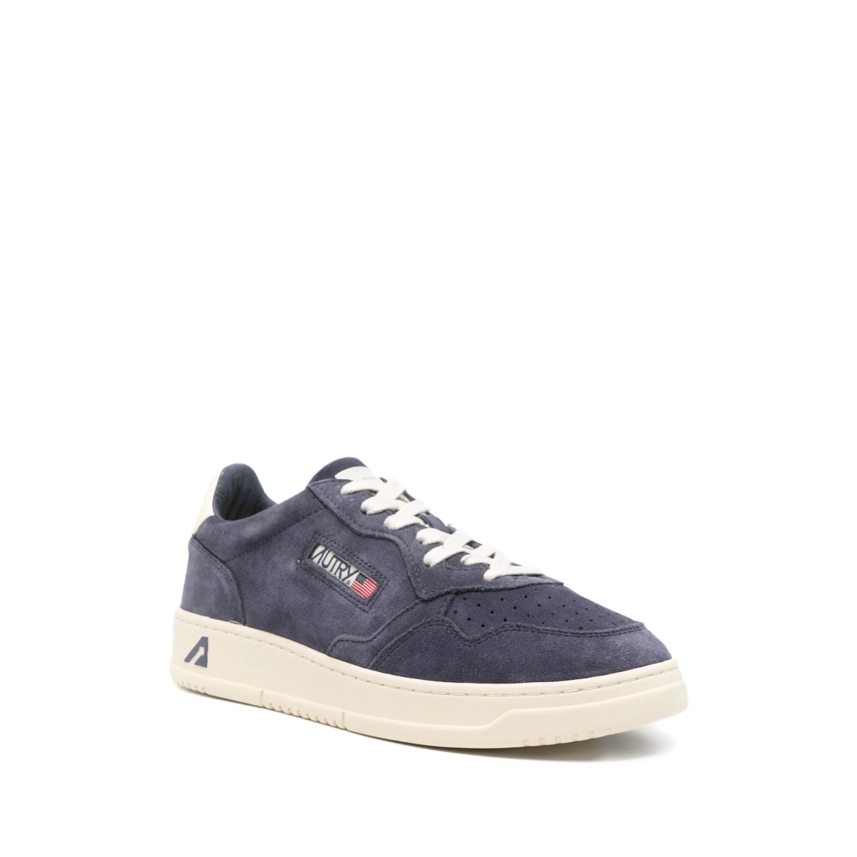 perforated lace-up sneakers - Img 2