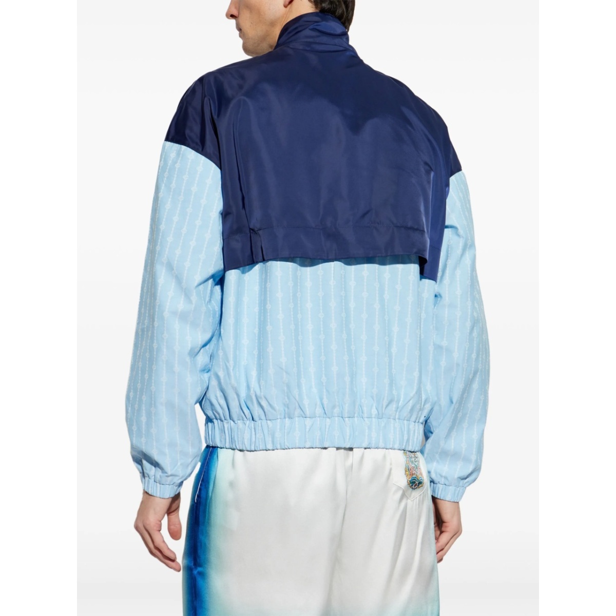 pinstripe-pattern track jacket - Img 4