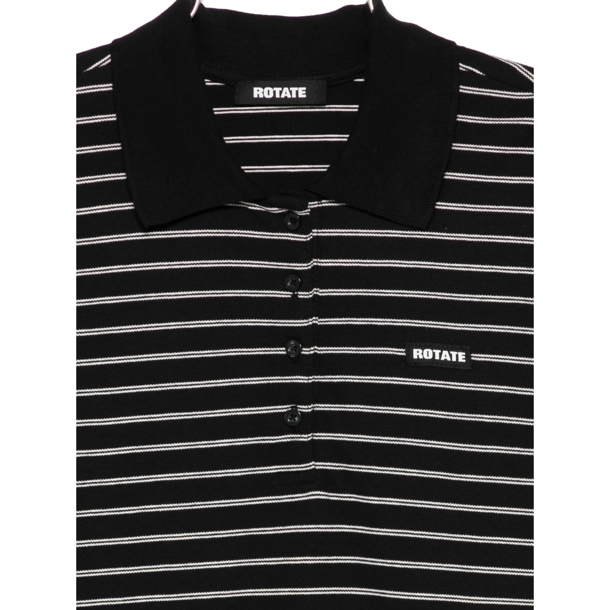 piqué short-sleeve polo top - Img 3