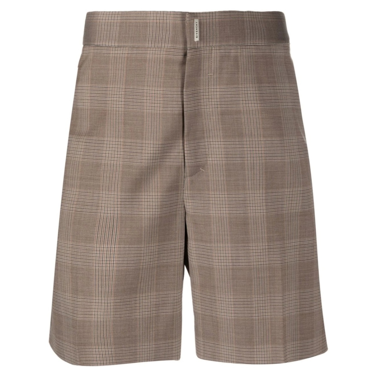 plaid tailored shorts