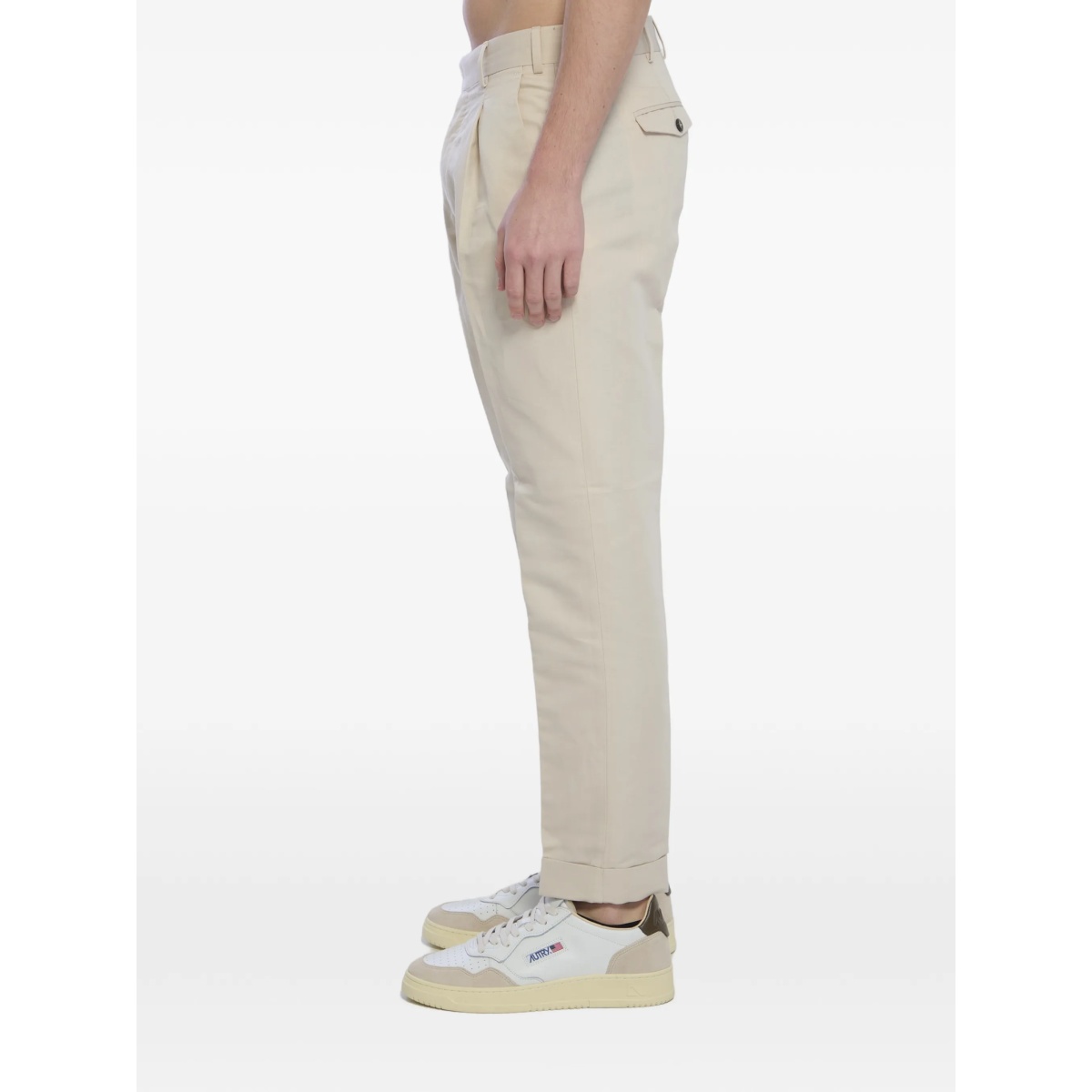 pleated cuffed trousers - Img 2