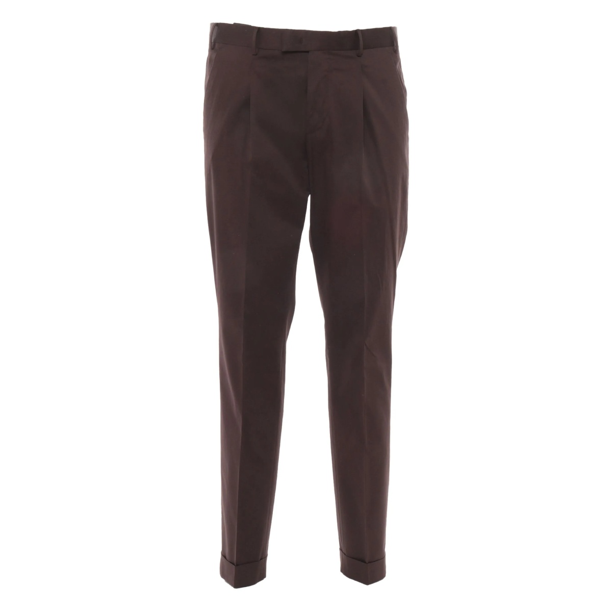 pleated flap-pockets trousers