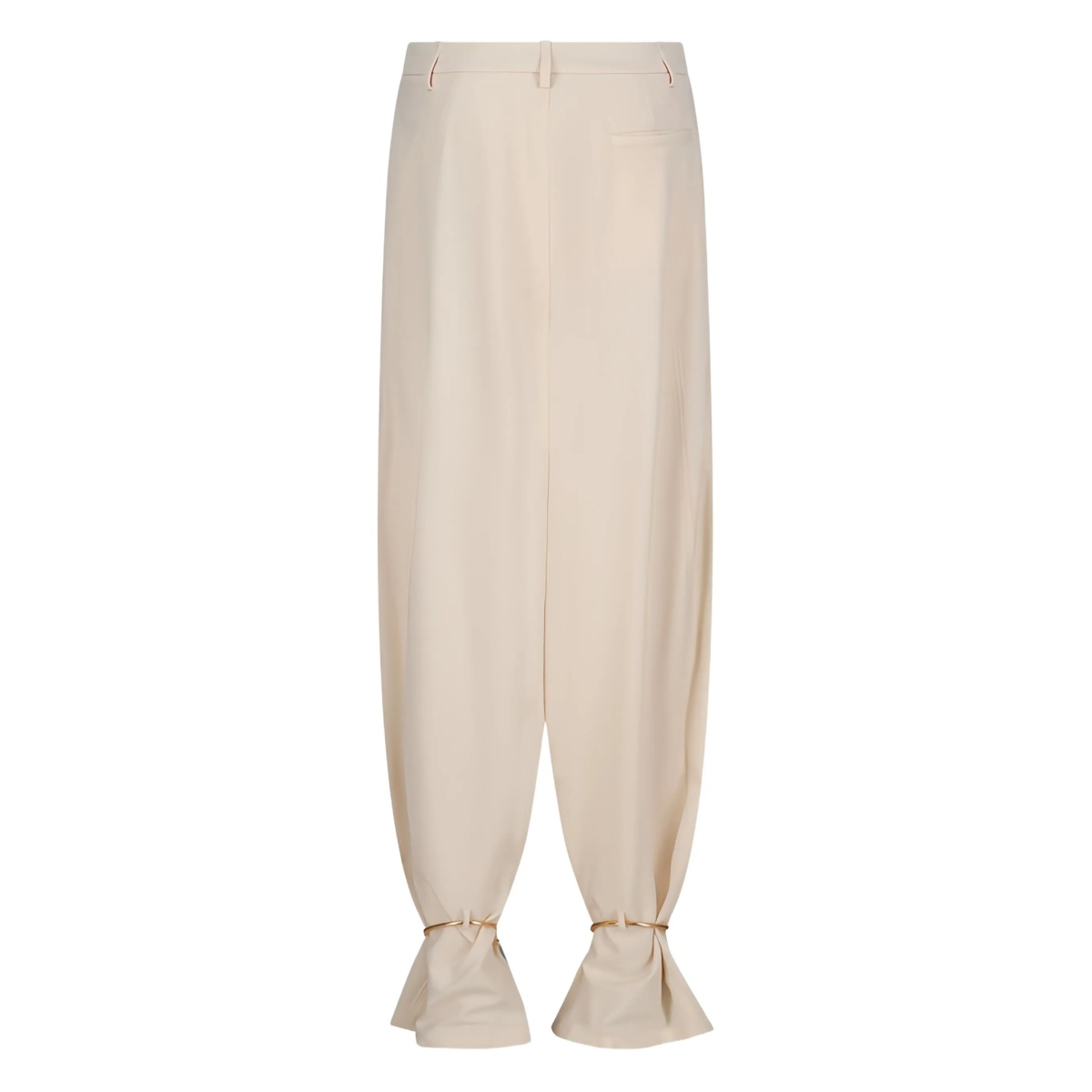 pleated ring-detail trousers - Img 2