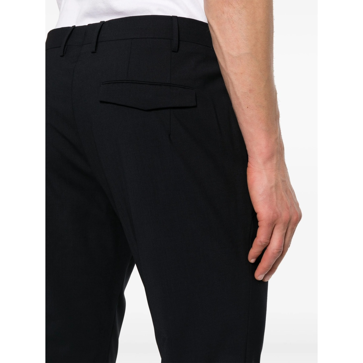 pleated slim-cut trousers - Img 5