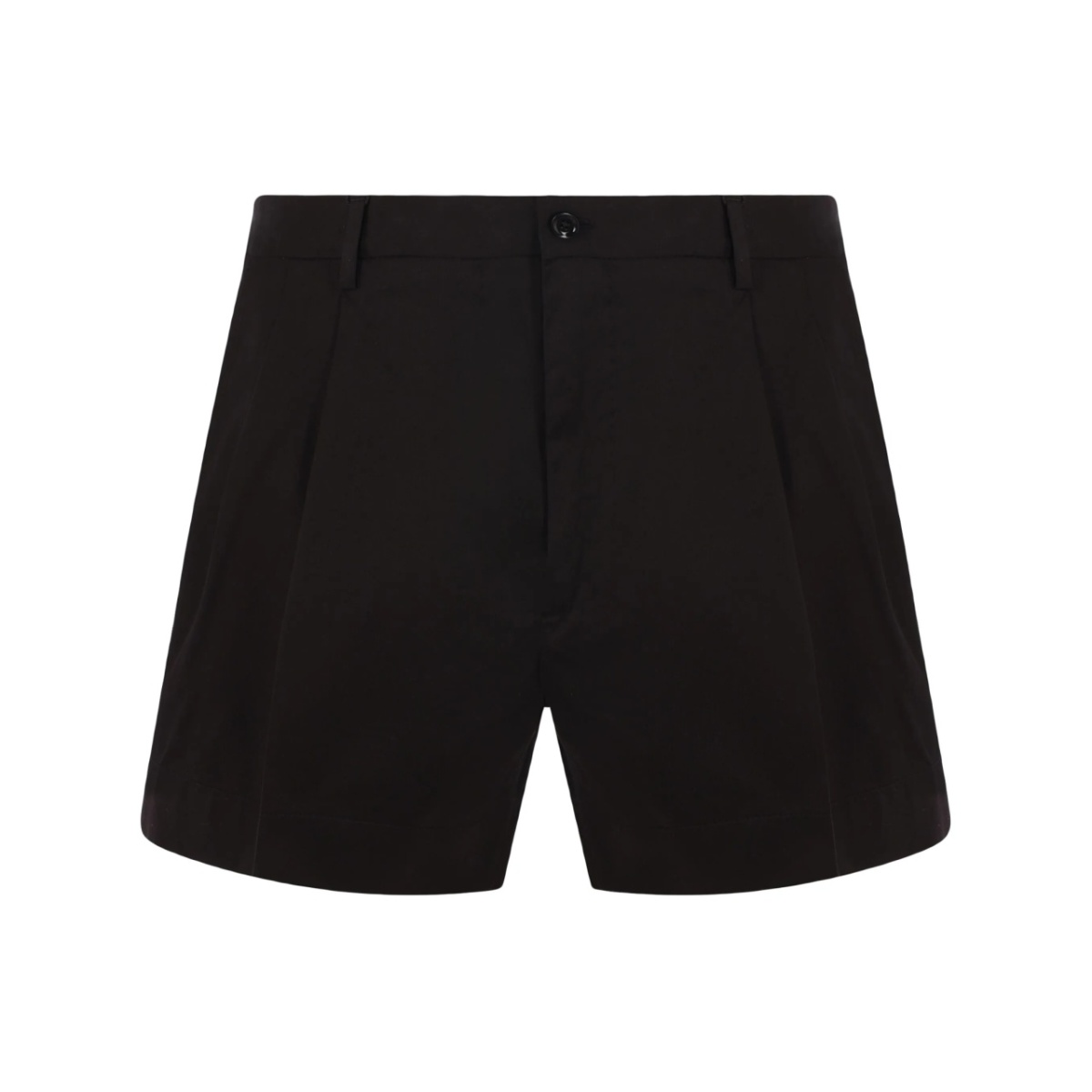 pleated tailored shorts