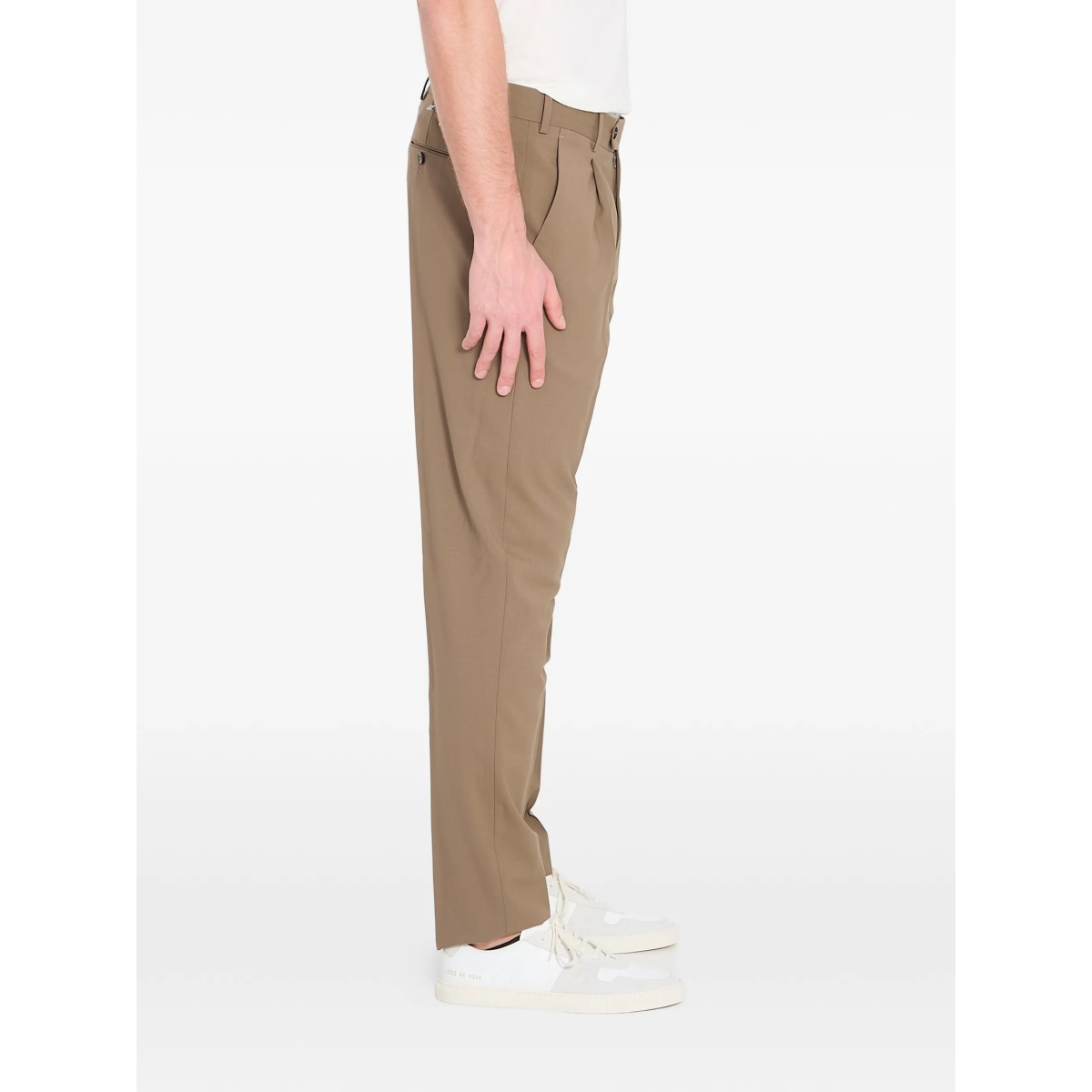 pleated virgin wool trousers - Img 2