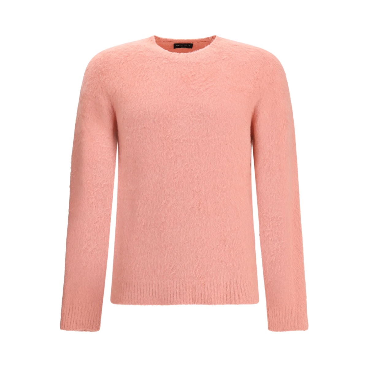 plush-effect sweater