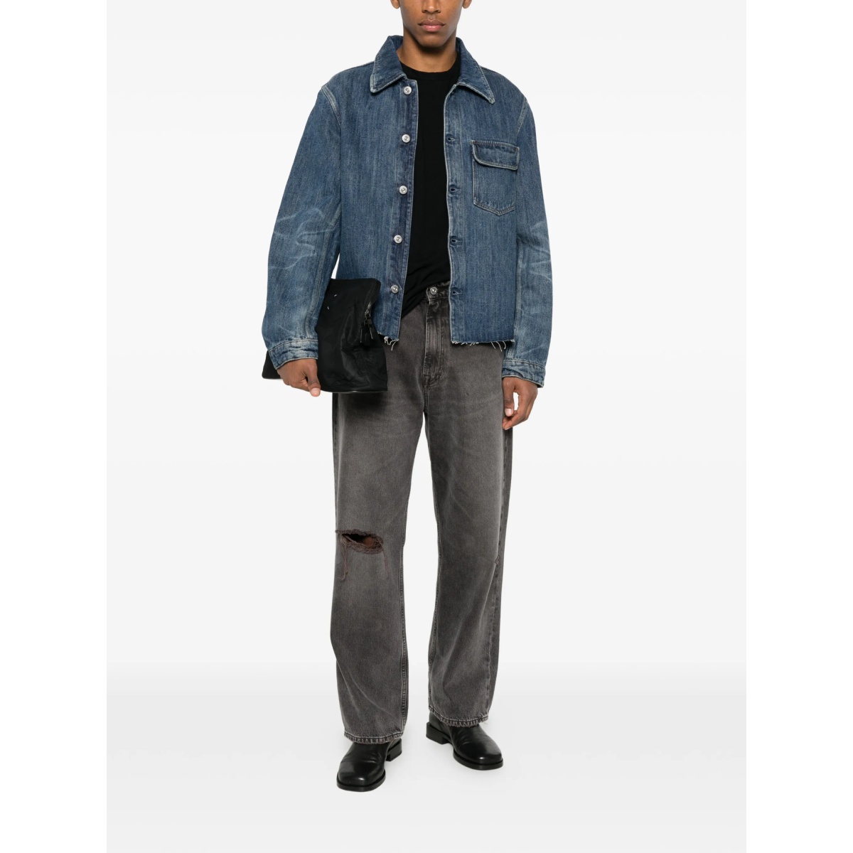 pocket denim jacket - Img 2