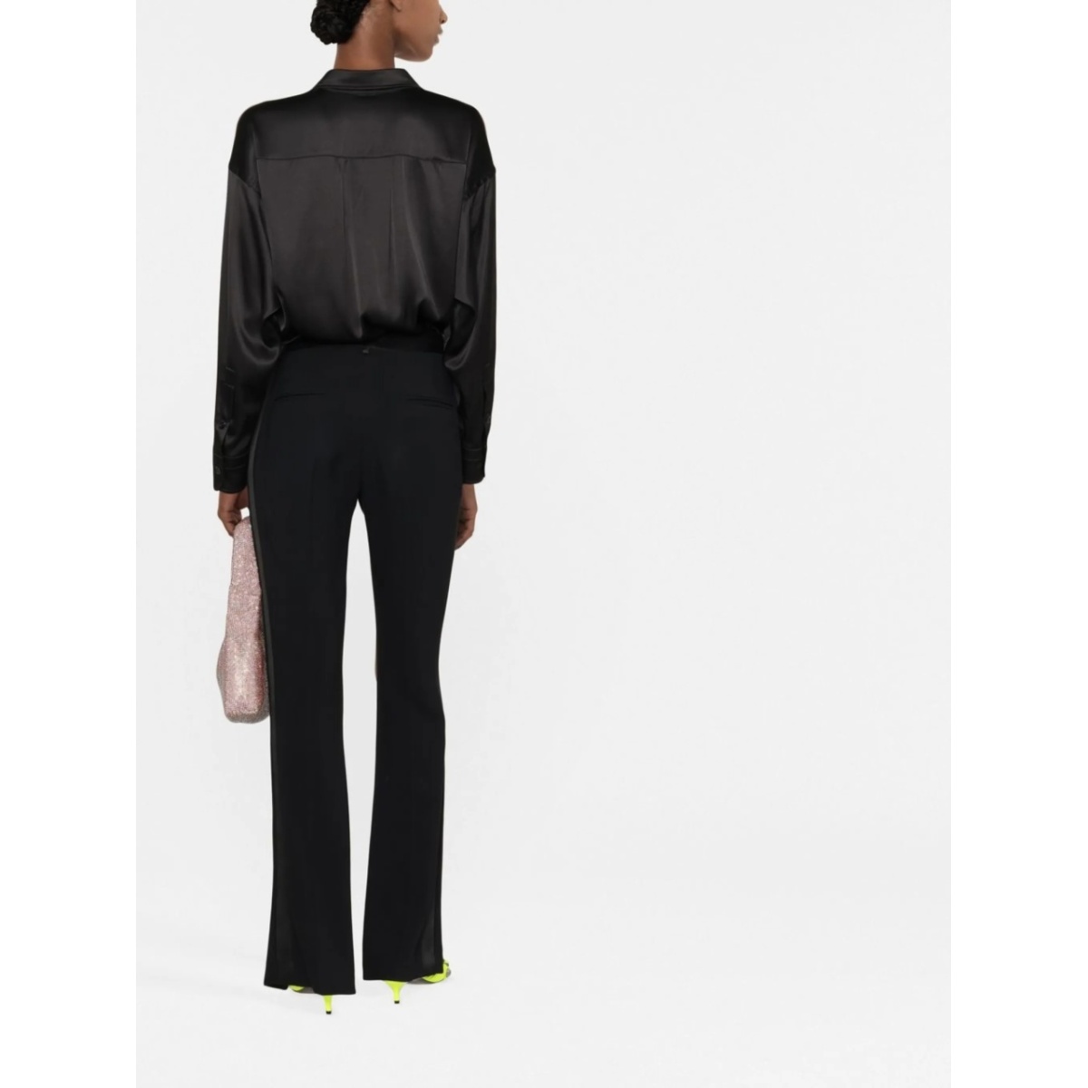 pointed-collar button-up shirt - Img 4