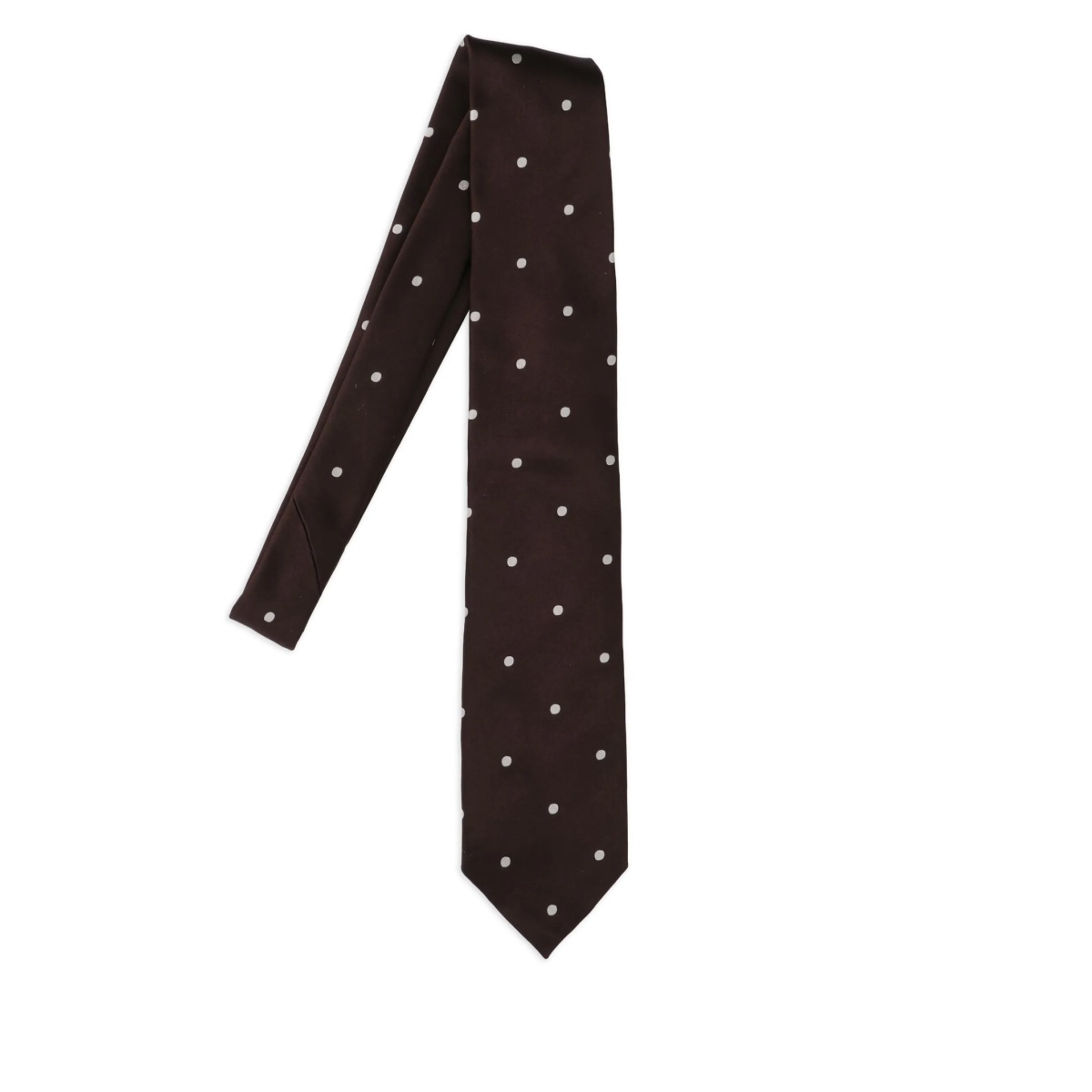 polka-dot silk tie