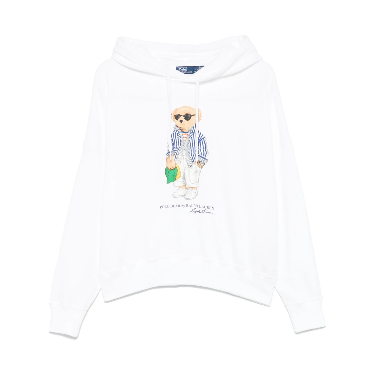 Polo Bear-print hoodie