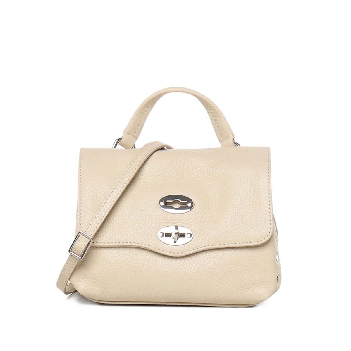 Postina studded leather shoulder bag