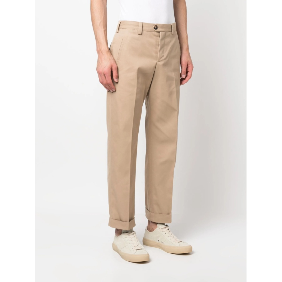 pressed-crease chino trousers - Img 3