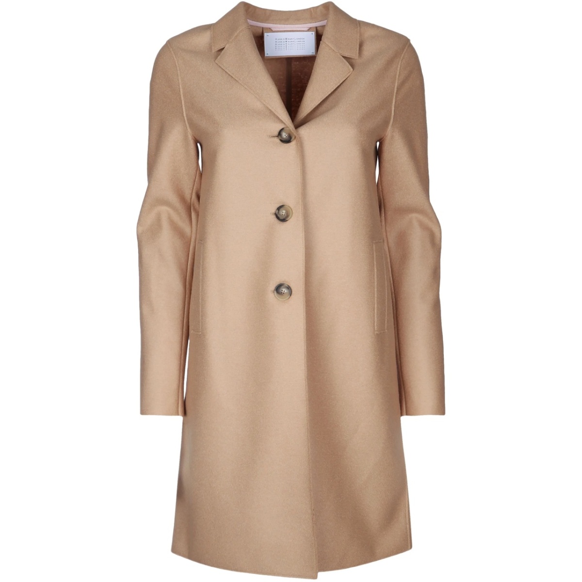 pressed-wool coat