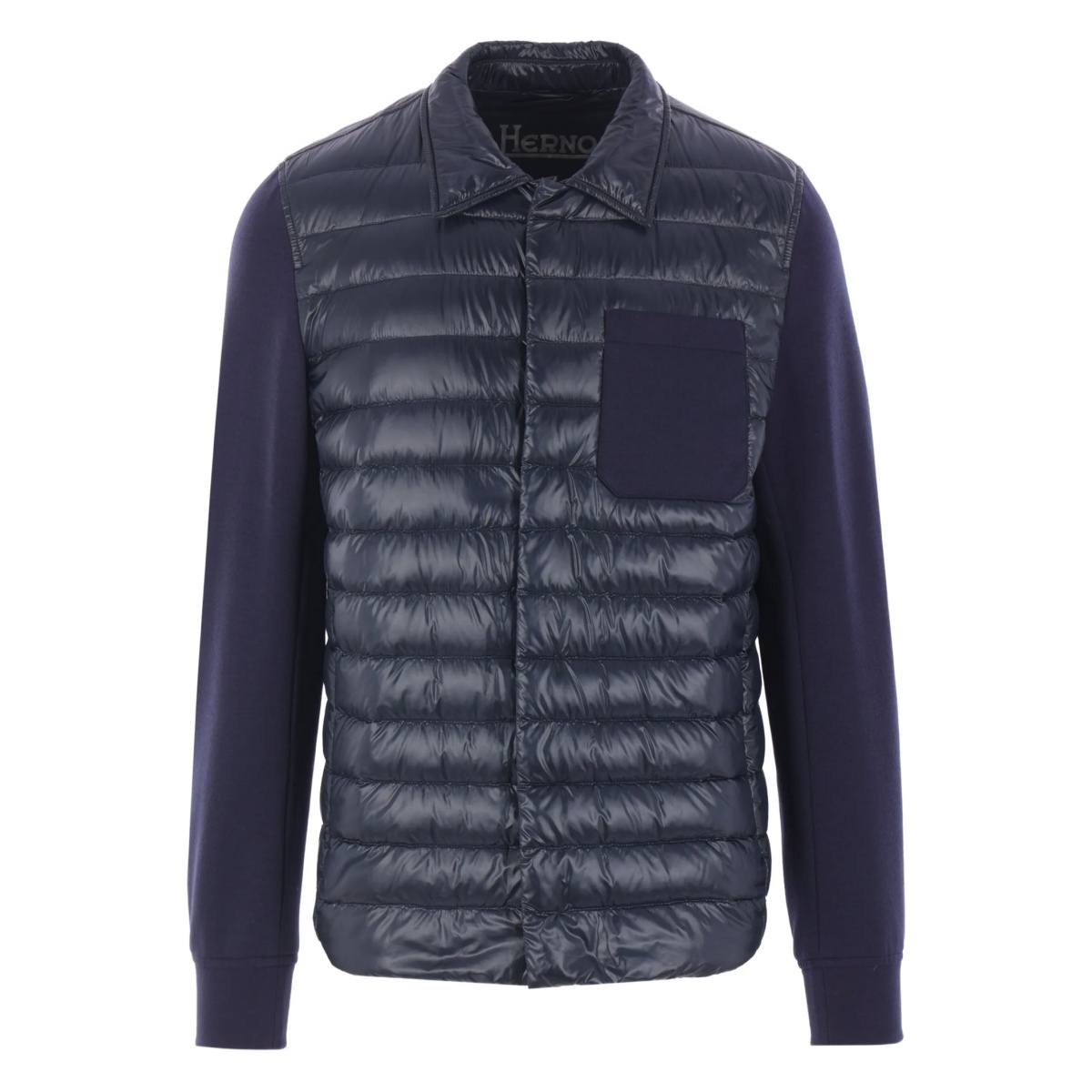 quilted panelled jacket