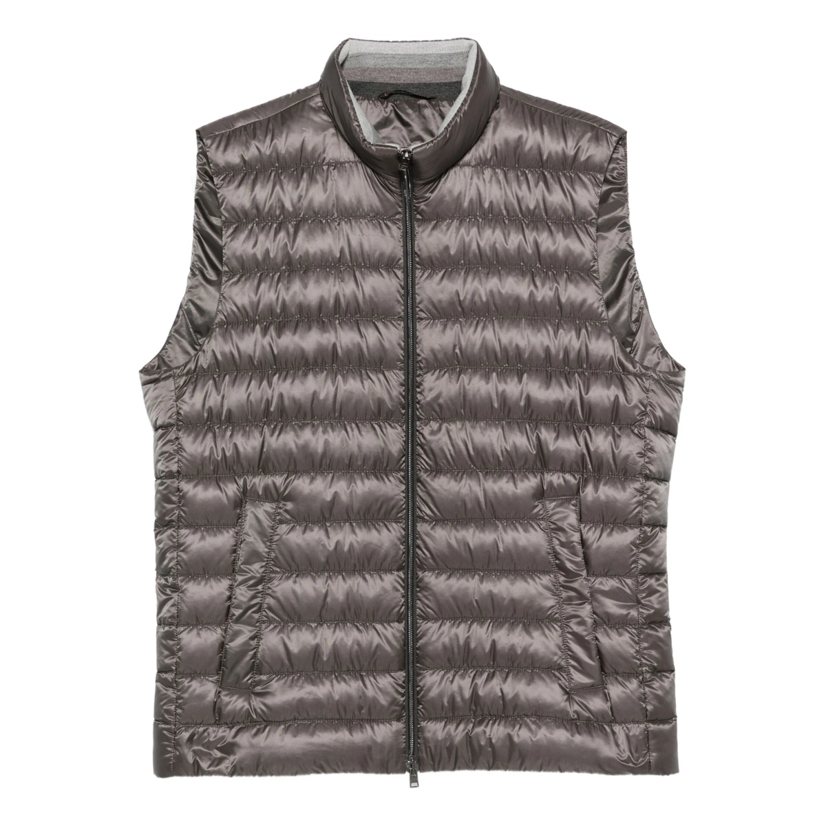 quilted sleeveless vest
