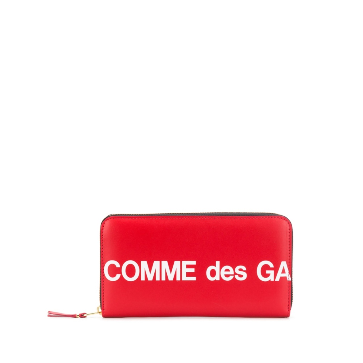 rectangular logo print wallet
