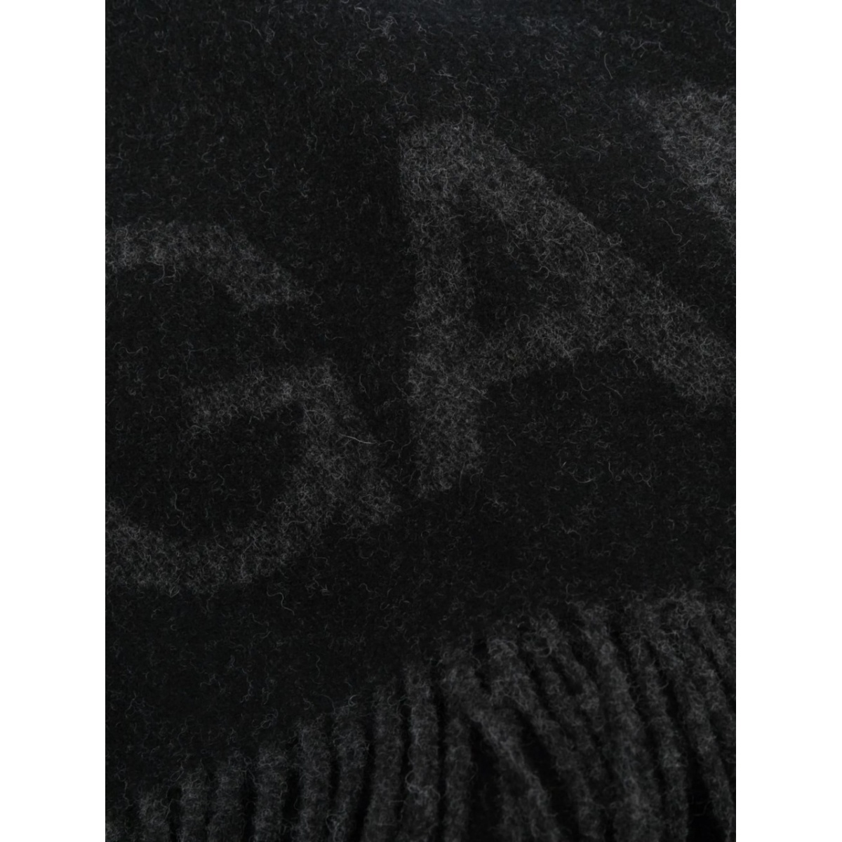 recycled wool-blend fringe scarf - Img 3