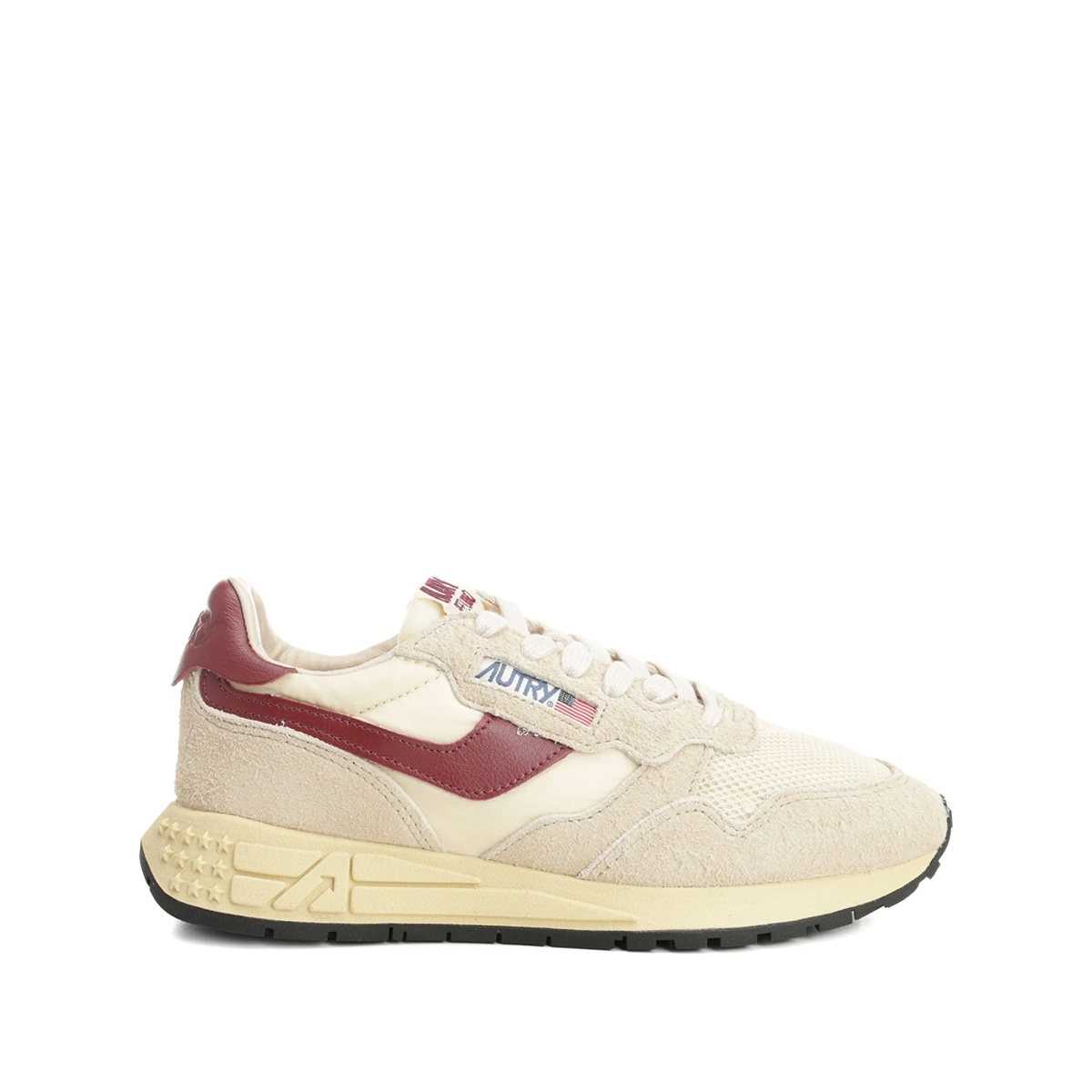 Reelwind mesh-panel suede sneakrs