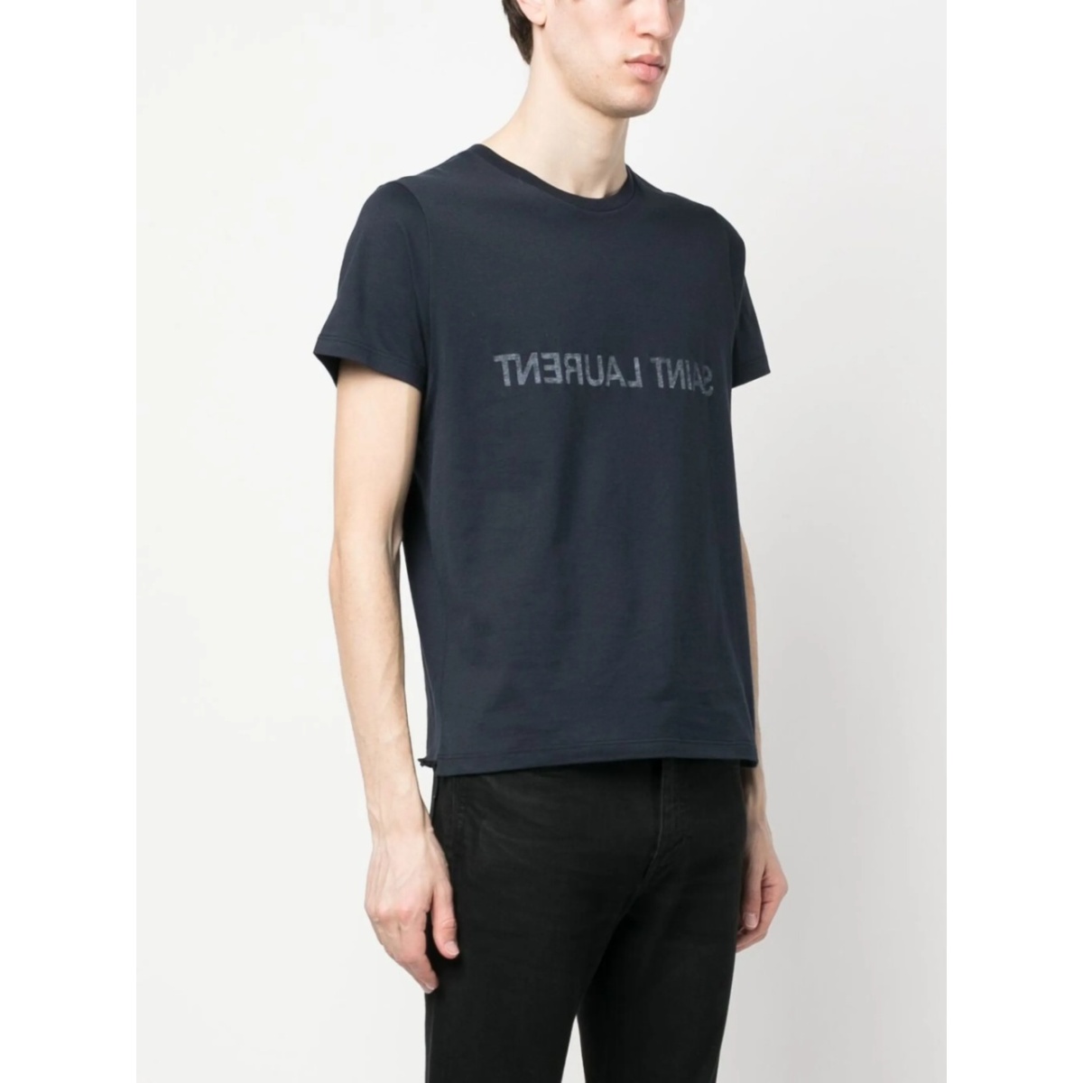Reverse logo-print cotton T-shirt - Img 3