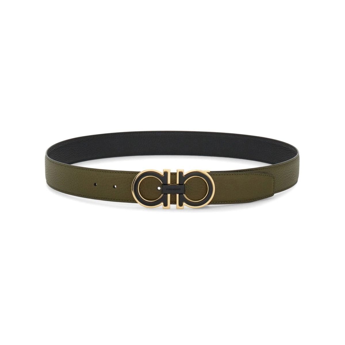 reversible Gancini belt