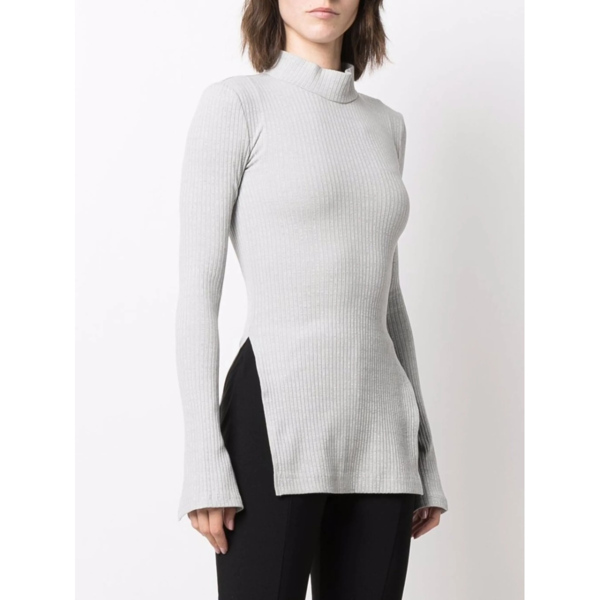 ribbed-knit long-sleeve top - Img 3