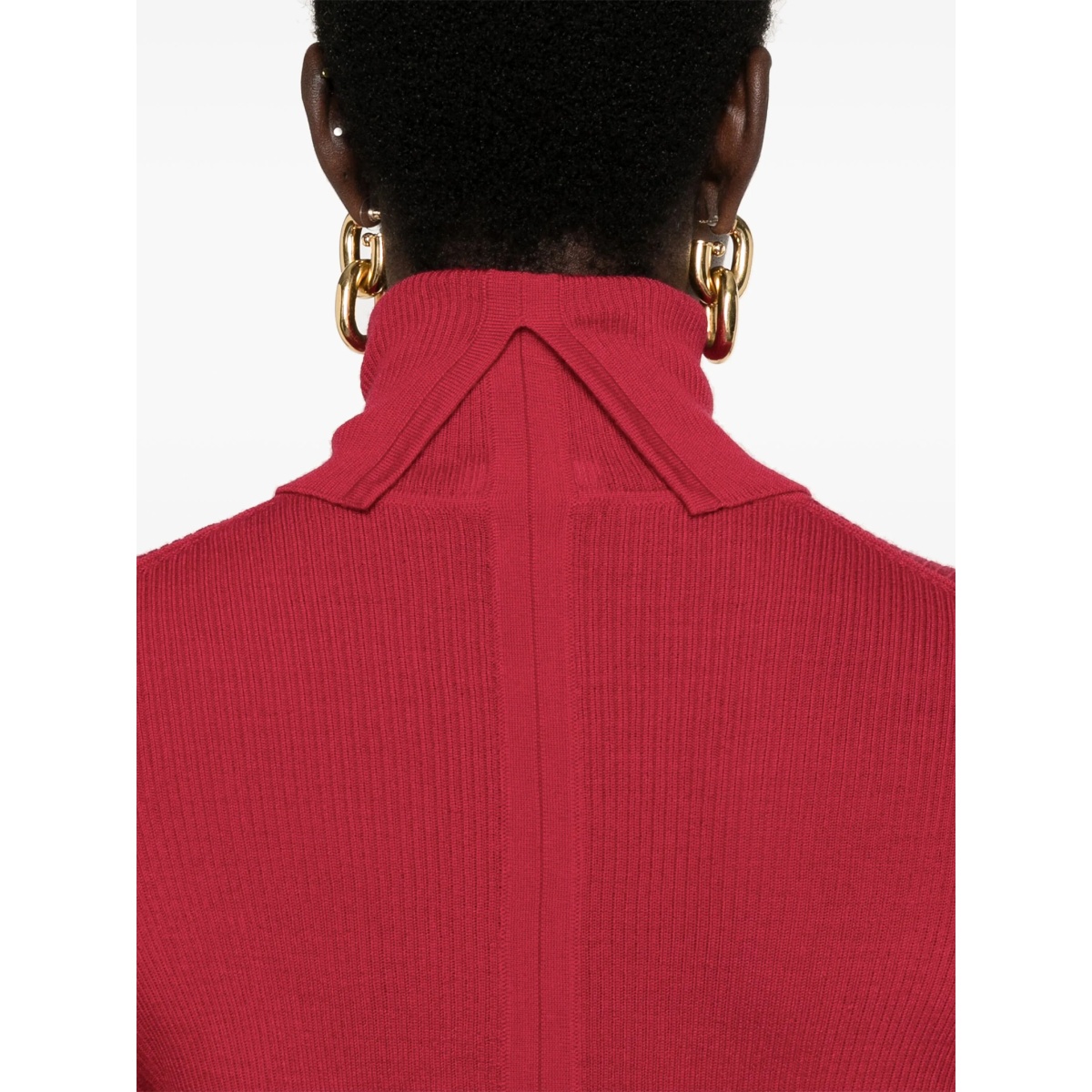 ribbed-knit turtleneck sweater - Img 5