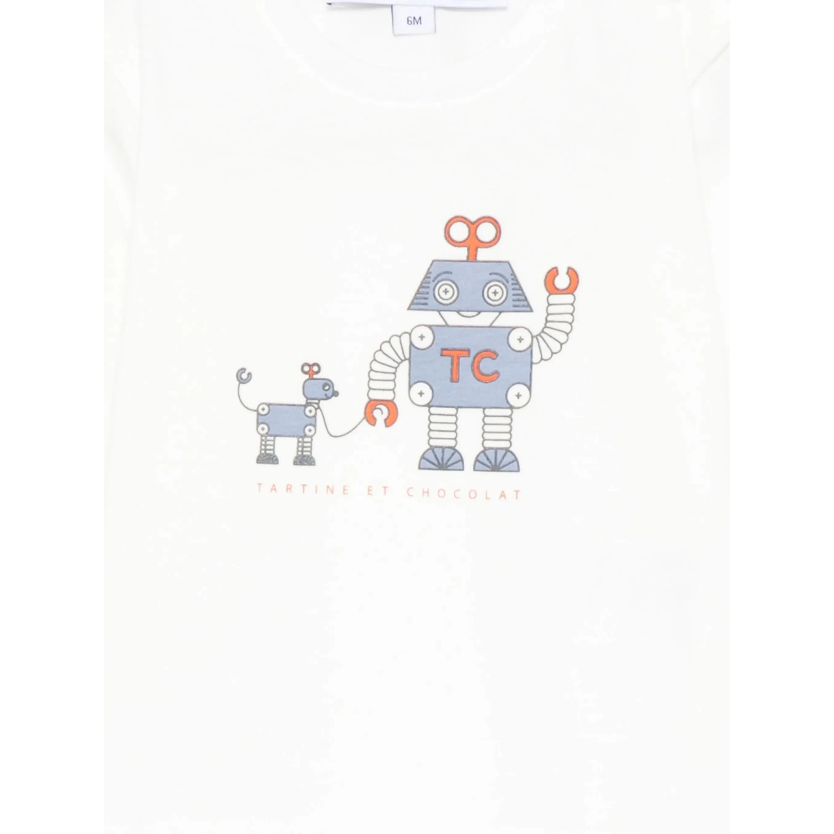 robot-dog print top - Img 3