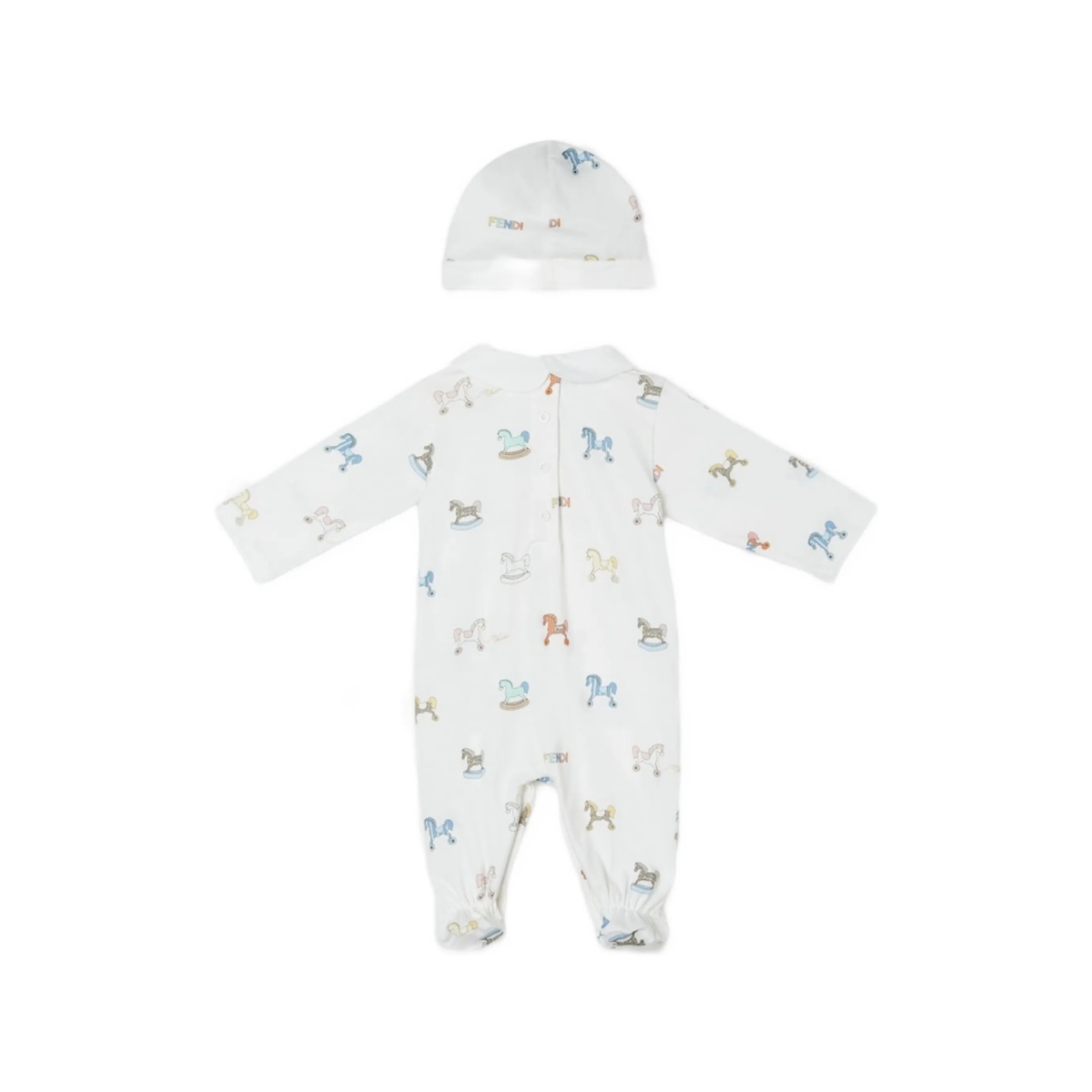 rocking horse collared babygrow set - Img 2