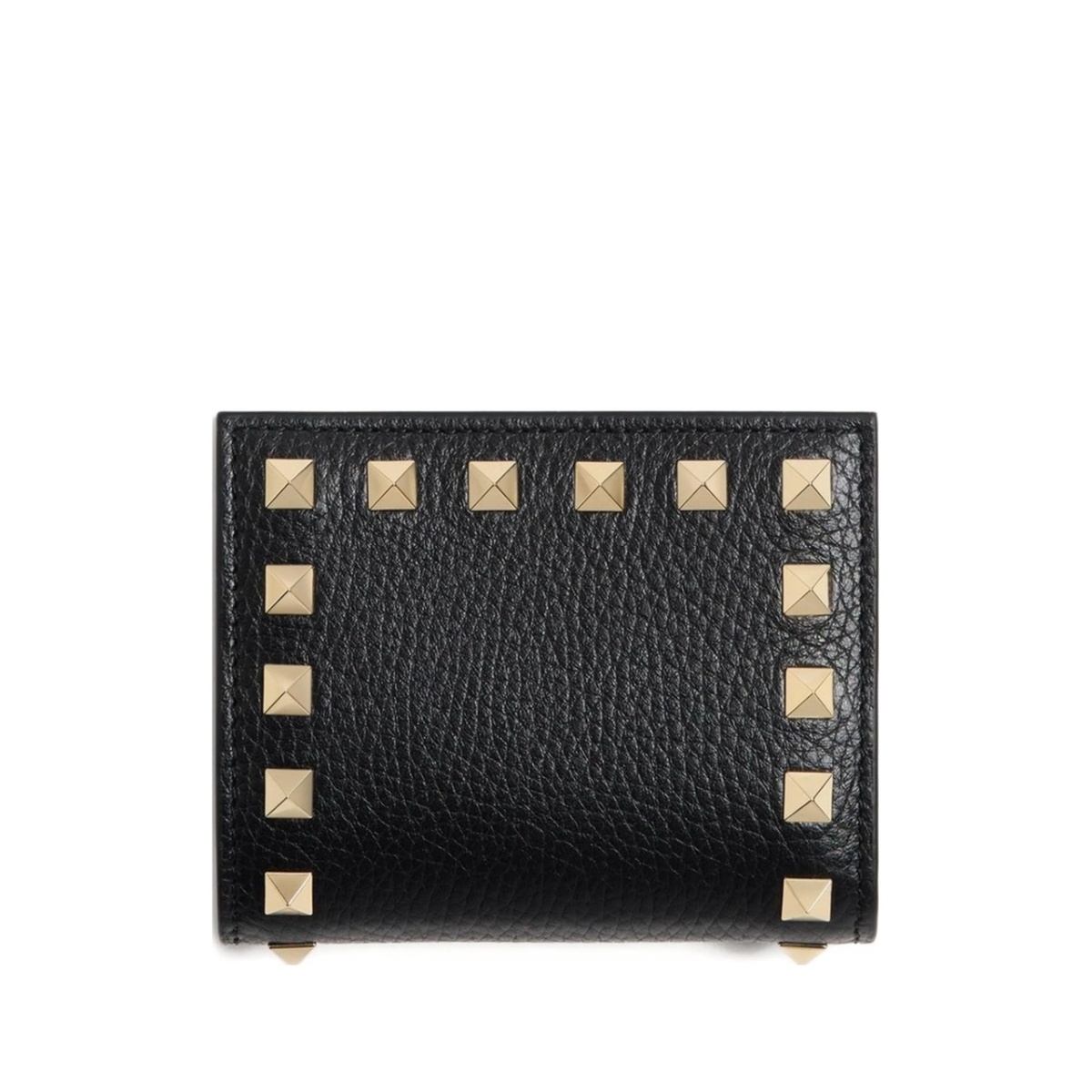 Rockstud flap wallet