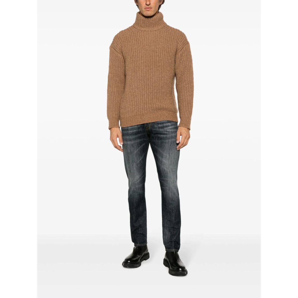 roll-neck chunky-knit jumper - Img 2