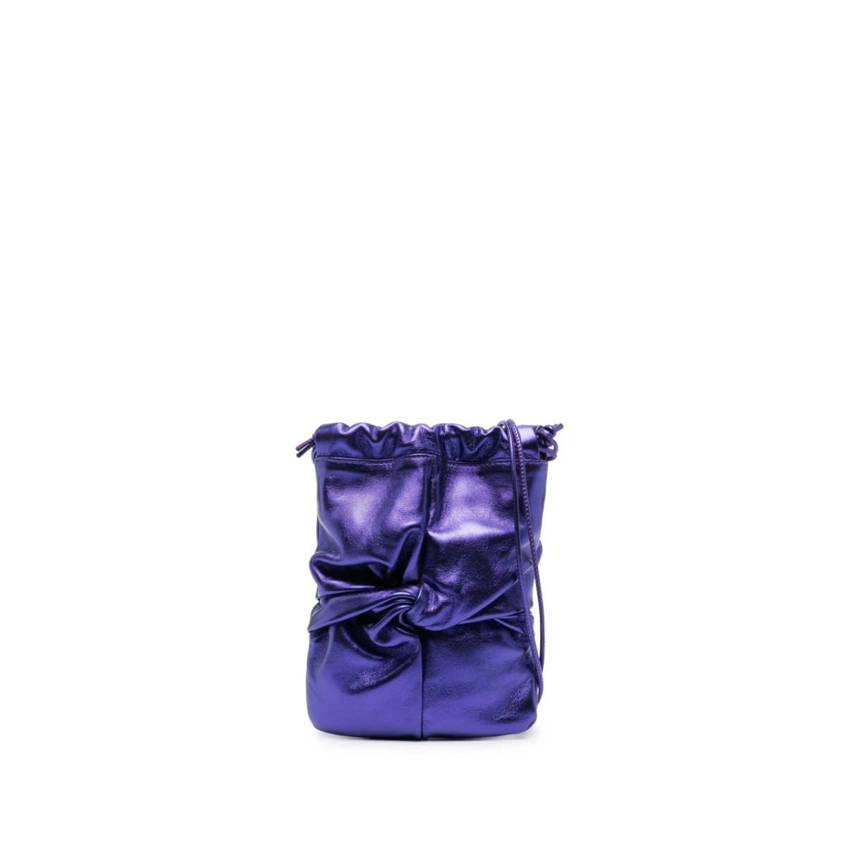 Ronet metallic bucket bag