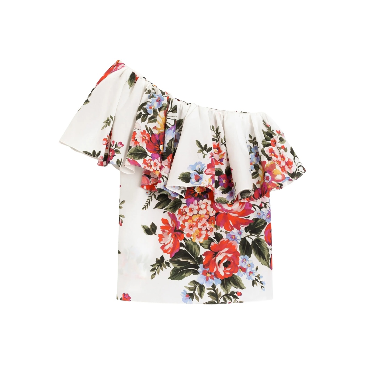 ruffled floral-print top - Img 2
