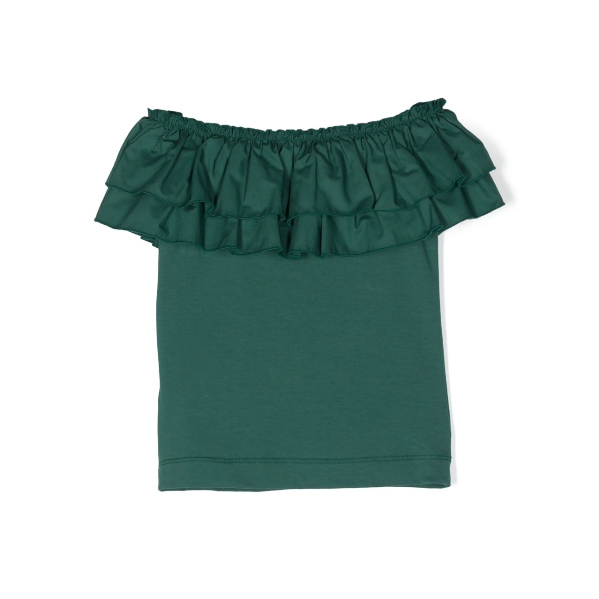 ruffled off-shoulder T-shirt - Img 2