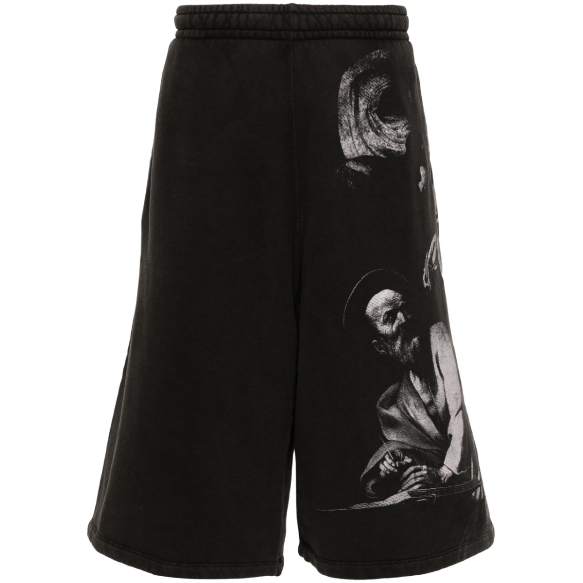 S. Matthew cotton track shorts
