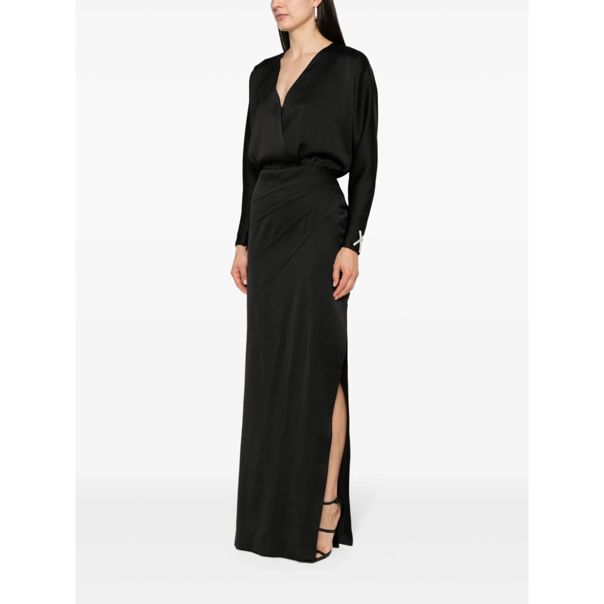 satin maxi dress - Img 3