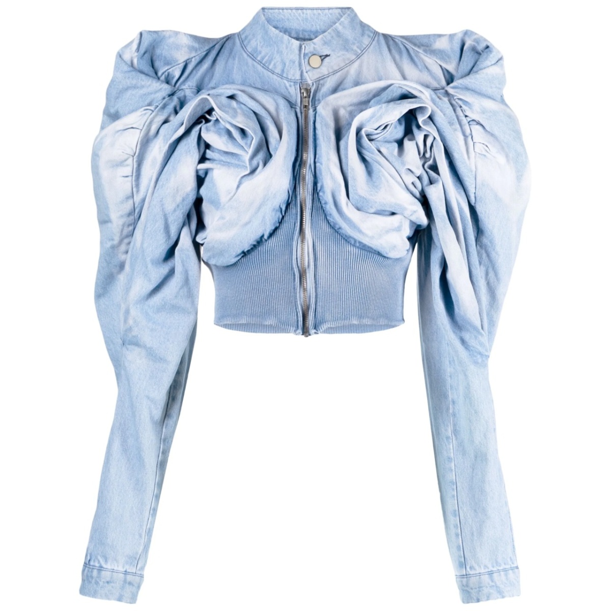 Scrapyard draped cropped jacket